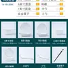 Jingdezhen Vajilla de Cerámica Juego de Tazón y Plato con Borde Dorado Tazón Sencillo al por Mayor Tazón de Cerámica Plato Regalo Negocio Porcelana Blanca