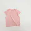 Camiseta Dulce y Energética para Niñas con Mangas Volantes, Top de Verano para Bebé con Costilla y Volantes sin Mangas, Camiseta Interior Linda para Niños Pequeños