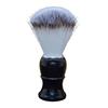 Cepillo de barba para hombre, de afeitado y limpieza, con mango de plástico ABS, de nailon y lana, directo de fábrica.