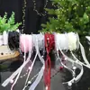 Decoraciones para Árbol de Navidad con Perlas de Cristal, Adornos DIY, Transparente, Gumpster, Cinta de Perlas, Accesorios para Arreglos, Perchas Pequeñas