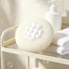 Bolas de baño de masaje de alta gama estilo japonés, herramienta de baño exfoliante, exfoliante corporal, cepillo para la espalda, toalla de baño para mujeres
