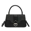 Bolso de Mano Cuadrado Pequeño de Moda 2025 Nuevo Bolso de Hombro con Cierre Bolso para Mujer de Pu Texturizado Elegante Versátil Bolso Cruzado para el Trabajo