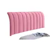 Nova Capa de Cabeceira de Cama All-Inclusive, Espessada com Acolchoamento de Algodão, Capa Protetora Curva Macia à Prova de Poeira, Adequada para Todas as Estações, Anti-Colisão, Rosa