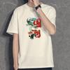 Camiseta Masculina de Manga Curta de Algodão Puro de Verão Marca Trbottomy Versátil para Casal Camiseta Masculina Exportação Camiseta Básica Personalização de Logo