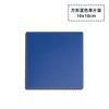 Alfombrilla cuadrada para taza de té de cuero en stock transfronteriza se puede fijar logo de empresa hilo de coser con borde aceitado alfombrilla redonda para taza de cuero pu