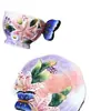 Juego de Taza y Plato Flor de Lirio Adornos para Tetera Creativa Hogar Patio Romántico Tetera de Flores Té de la Tarde en Casa
