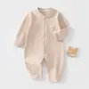 Macacão de Veludo com Grãos de Arroz para Bebê Outono Inverno Meninos Meninas Bebês Macacão Quente Roupas para Recém-nascidos Roupas Infantis de Anyang