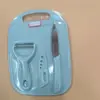 Cuchillo pelador de acero inoxidable al por mayor del fabricante, pelador de cocina para uso doméstico, pelador de manzanas, raspador de piel, herramienta peladora