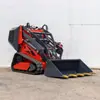Cargadora Compacta Triangular de Orugas Pequeña Ht530 Exportada a Europa Fabricante de Cargadoras Compactas Tipo Rueda Haituo