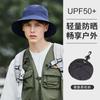 Sombrero protector solar de verano para hombre, para exteriores, de secado rápido, resistente a los rayos UV, plegable, con almacenamiento, 2024, para mujer, nuevo