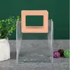 Bolso de Mano de Cuero y PVC, Bolsa de Regalo para Dulces de Boda, Bolso de Mano Transparente de PU, Bolsa de Regalo para Empaquetado de Cosméticos y Artículos de Tocador