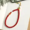 Nueva Cadena para Teléfono Móvil Estilo Chino Colgante para Teléfono Móvil Cadena de Cuentas de Cinabrio de la Fortuna de Gama Alta Estilo Muñeca Colgante Corto para Teléfono Móvil