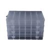 Caja de almacenamiento transparente extraíble de 36 compartimentos, muestra de caja de acabado de herramientas de componente cero, piezas, anzuelo, tornillo, caja de plástico