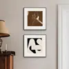 Pintura Decorativa de Cabecera de Dormitorio con Líneas Artísticas Minimalistas y de Moda Colgante de Pared Retro Nórdico para Restaurante y Casa de Huéspedes