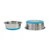 Tigela para Pet Tigela de Aço Inoxidável para Cachorro Tigela para Gato Tigela de Comida para Pet Utensílio de Alimentação em Estoque Tigela de Aço Inoxidável Antiderrapante para Cachorro