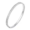 Pulsera de Acero de Titanio para Niñas, Gama Alta de Nicho, Cielo Estrellado, No se Desvanece, Incrustada de Diamantes, Exquisita y Generosa Estilo Ins Pulsera Totalmente de Diamantes