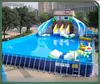 Parque Aquático Móvel Grande Piscina Inflável Desafio na Superfície do Lago Equipamento de Grande Desafio Inteligente e Corajoso para Adultos e Crianças Fabricante de Piscinas