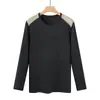 Primavera tecida gola redonda espessada expandida veludo quente aquecimento térmica roupa íntima top feminina meia-idade e idosos blusa de baixo outono idosos roupas masculinas