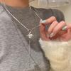 Colar de pérolas Planet da moda para outono e inverno, com ajuste de puxar, corrente de lã de alto valor e cor, acessórios da moda, corrente de clavícula