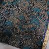 Tela Jacquard Irregular en Relieve Tridimensional con Hilo Dorado Brillante para Traje de Actuación Escénica