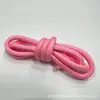 Suministro Listo de Cordón de Poliéster Trenzado Redondo de 5 mm con Patrón Vertical de Colores Vivos Cordón de Cuerda para Cintura de Pantalones Colgante de Paracord