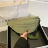 Bolso de pecho para mujer, moderno y genial, bolso cruzado de gran capacidad, bolso de hombro casual estilo japonés para estudiante, riñonera deportiva ligera