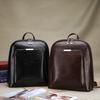 Bolsa con cremallera tipo sándwich de verano para hombre, mochila de cuero para cámara, bolsa de almacenamiento para viajes de negocios