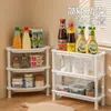 Estante de almacenamiento BNBSKitchen para condimentos, salsas y botellas de salsa de soya, organizador de encimera de múltiples capas
