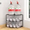 Prateleira de Armazenamento de Cozinha Prateleira de Temperos de Canto Prateleira de Panelas de Bancada Prateleira de Armazenamento em Camadas para Armário de Canto Prateleira de Armazenamento de Banheiro