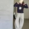 Camiseta de Manga Larga para Niña Primavera y Otoño 2025 Nuevo Estilo Moda Infantil Moderna y Súper Moderna Camisa Básica Casual de Otoño para Niñas