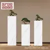 2026 Soporte de Flores de Piedra Sinterizada para Sala de Estar del Hogar Estante de Pie de Mármol Celebridad de Internet Mesa Estante de Exhibición Almacenamiento