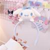 Cartoon bonito coração da menina pelúcia super bonito cabelo banda headwear maquiagem headband preguiçoso rosto lavagem de cabelo banda de cabelo gravata das mulheres
