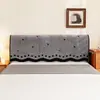 Estilo Minimalista de Gama Alta, Cubierta de Cama con Forma de Corazón, Borde Ondulado, Universal para Todas las Estaciones, Cubierta Antipolvo Antideslizante