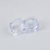 Pote de creme acrílico transparente 5G caixa de creme frasco de loção creme para os olhos caixa de sombra frasco de creme