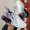 2026 Nuevo Estilo Unisex Moda Callejera de Moda Tenis con Suela Gruesa Rosa Azul Negro Blanco