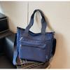 Bolsa de Pano de Nylon Transfronteiriça para Mulheres, Grande Capacidade, Nova Bolsa Transversal Casual Versátil Outono e Inverno 2026, Bolsa Tote de Ombro Único para Estudantes