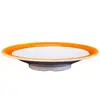 Vajilla de melamina plato redondo de plástico catering comercial autoservicio plato para hot pot plato para barbacoa plato especial para restaurante