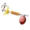 Señuelo Falso de Lentejuelas con Pluma Hengjia Popular Señuelo de Pesca de Lentejuelas Giratorias 3.5g Señuelo Falso Equipo de Pesca