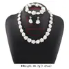 Juego de Collares Gargantilla Corta Versátiles de Perlas Artificiales para Bodas Transfronterizas, Juego de Collares Gargantilla Exagerados y Elegantes, Exquisitos Accesorios de Banquete