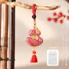 Accesorios Hanfu de Brocado de la Dinastía Song, Colgante de Bolsa de la Suerte Calabaza, Llavero para Teléfono Móvil, Colgante de Bolsita, Regalo de Vacaciones, Bolsa Aromática