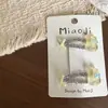 Novo Clip de Cabelo de Coelho Transparente Colorido Pequeno Prendedor de Cabelo Grampo Lateral Elástico