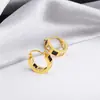 Pendientes Minimalistas Geométricos Estilo Frío de Botón Moda Gama Alta Diseño de Nicho Versátiles para Viajar al Trabajo Mujeres