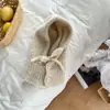 Invierno Nuevo Moda Coreana Infantil Etiqueta Lateral Simple Botón Sombrero a Prueba de Frío con Bufanda Integrada Sombrero Versátil Sombrero de Rafia