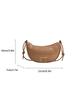 Bolsa de Mão da Moda Tendência Primavera 2025 Nova Nicho Exquisita Bolsa de Axila Fashion Versátil Bolsa Meia-Lua Bolsa de Ombro para Mulheres