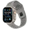 Adecuado para Apple Watch S11/Ultra correa de silicona, correa deportiva de silicona transpirable con corte angulado