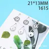 Fábrica de materiales para accesorios de joyería DIY al por mayor 21*13 mm aleación candado de amor accesorios de bronce antiguo