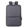 Nova Mochila de Couro com Película Impermeável, Bolsa de Couro, Bolsa de Computador de Negócios da Moda, Bolsa Urbana Simples para Alunos do Ensino Médio