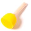 Venta al por mayor de fábrica mango de madera redondo hongo esponja pincel para pintar Niños diy pintura esponja sello pincel arte graffiti