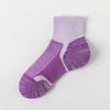 Nuevos calcetines de otoño e invierno para mujer, calcetines deportivos de tubo medio con combinación de colores, calcetines de entrenamiento para correr transpirables absorbentes de sudor, talón grande, venta al por mayor