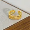 Caja Misteriosa en Vivo Oro Vintage Retro Anillo Abierto Completamente de Diamantes Circonita Esmalte Gota de Aceite Anillo Personalizado